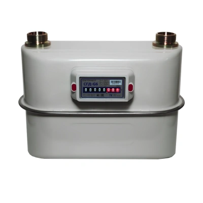 Счетчик газа Счетприбор СГД-G 6Т межосевое 250 мм, правый, термокорр. 1 1/4" (СПРАВА НАЛЕВО)