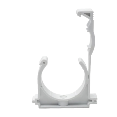 Крепление для канализационной трубы ПП бесшумное белое 50 ПОЛИТЭК (100)