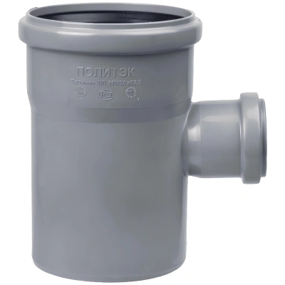 Тройник ПП канализационный D-110/50 (90 град.) ПОЛИТЭК (5)