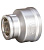 Муфта переходная 2"-1 1/4" латунь никель LD (14)