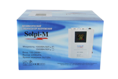 Стабилизатор напряжения Solpi-M SLP-1000VA