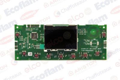 Запчасть для газ. котла Плата дисплея Ariston (B65115776-02, 65115776-04)