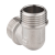 Уголок нар.-нар. 1/2" никелированный AQUALINK (10/200) Уголок нар.-нар. 1/2" никелированный AQUALINK (10/200)