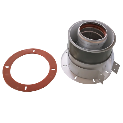 Адаптер коаксиальный вертикальный 60/100 мм (Ariston, Vaillant, Baxi, Protherm Гепард/Пантера)(48/2)