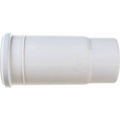 Патрубок компенсационный бесшумный белый 110 ПОЛИТЭК (48)
