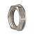 Контргайка 1 1/2" латунь никель LD (50)