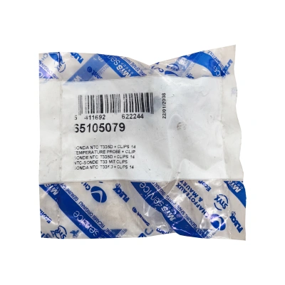 Запчасть для газ. котла Датчик температуры + клипса Ariston (65105079)