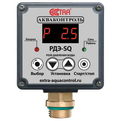 Реле давления электронное РДЭ-SQ-10-2.85 Акваконтроль (2,85 кВт, G1/2")