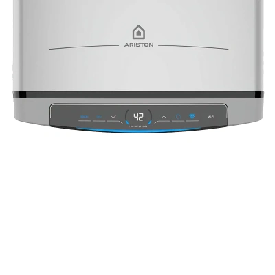 Водонагреватель электрический Ariston ABSE VLS DRY WIFI  50 (1,5+1 кВт, 2 ТЭНа, плоский, Ag+)