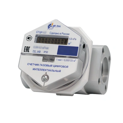 Счетчик газовый СГЦИ-4-20/Ф фланцевый (Dn20)