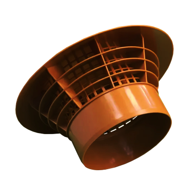 Зонт вентиляционный (КАНАЛИЗАЦИОННЫЙ РЫЖИЙ) 160