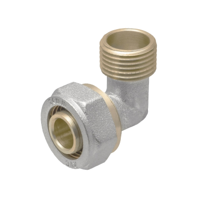 Уголок обжимной для м/п труб OTMO 16×1/2" нар. рез. (160/10)