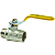Кран шаровой для ГАЗА муфта/резьба (рычаг) AQUALINK 3/4" (100/10) 