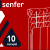 Радиатор биметаллический SENFER 500/80 /10 СЕКЦИЙ /