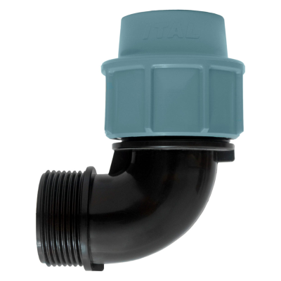 Угольник ПЭ разъемный нар.р. 90x3" ITAL (8)