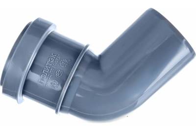 Отвод ПП канализационный D 50 (67 град.) ПОЛИТЭК (35)