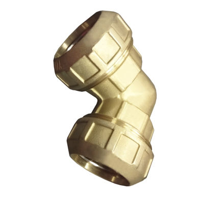 Угол для ПЭ труб обж. латунь Itap 32 (6/78) (Р-О)