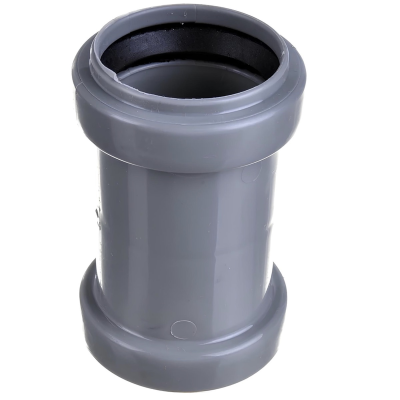 Муфта двухраструбная ПП канализационная D 40 ПОЛИТЭК (60)