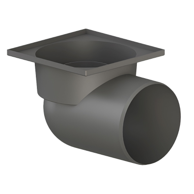 Трап ПП горизонтальный D110 решетка нерж.сталь 150х150 Татполимер (17)