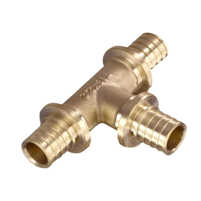 Тройник переходной аксиальный латунный TIM 20х16х16 (200/25)