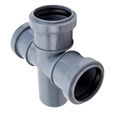 Крестовина канализационная одноплоскостная D-50/50/50 (90 град.) ПОЛИТЭК (40)