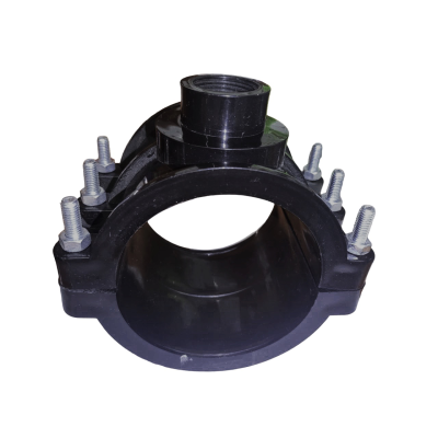 Врезка седловая ПЭ 110x3/4" шестиболтовая (30/1)