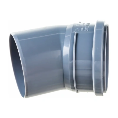 Отвод ПП канализационный D 110 (30 град.) ПОЛИТЭК (70)