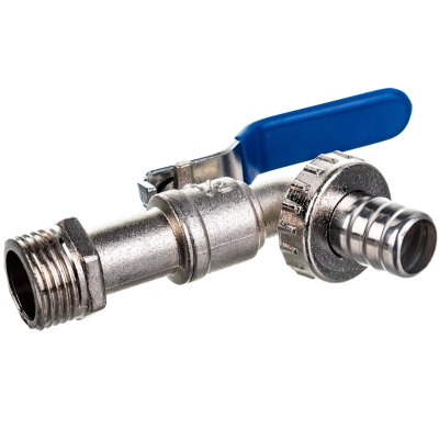 Кран водоразборный со штуцером ECO (рычаг) AQUALINK, 1/2" (180/18)