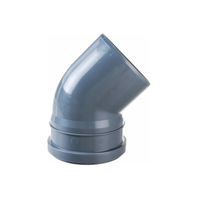 Отвод ПП канализационный D 110 (45 град.) ПОЛИТЭК (60)