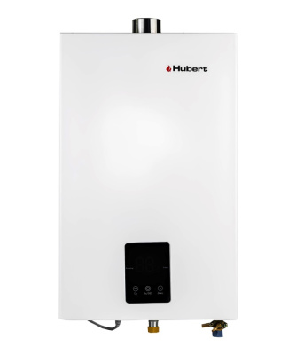Газовая колонка Hubert ECO AGW T34 ( Полу-турбо+ТРУБА внутри коробки с колонкой)