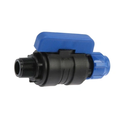 Кран шаровый ПЭ разъемный 20 х НР 1/2" Spektr (180/10)