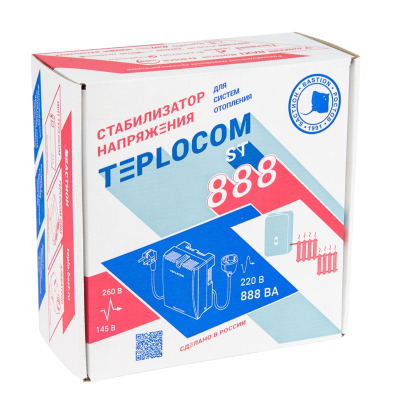 Стабилизатор напряжения TEPLOCOM ST- 600 INVERTOR (Р-О)