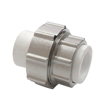 Муфта PPR разъем. двухстор. 20х3/4" Valfex (120/10) Муфта PPR разъем. двухстор. 20х3/4" Valfex (120/10)