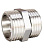 Бочонок 1"-1/2" латунь никель LD (60)