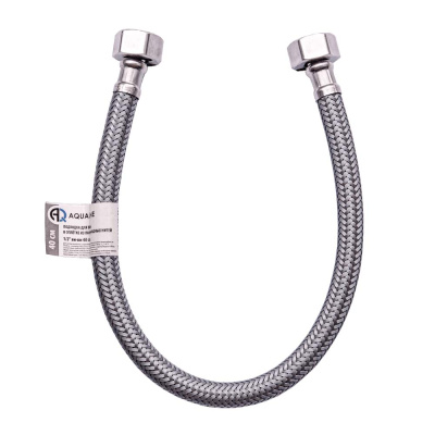 Подводка для воды в оплётке из полиамидных нитей 1/2" г-г 0,8 м AQUALINK Aqualine