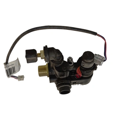 Запчасть для газ. котла Haier Блок входа воды в сборе Haier (Inlet valve body) (0040206185)