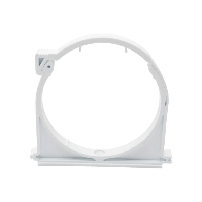 Крепление для канализационной трубы ПП бесшумное белое 110 ПОЛИТЭК (40)