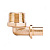 Отвод с нар. рез. аксиальный латунный MVI 20x3/4" (200/10)