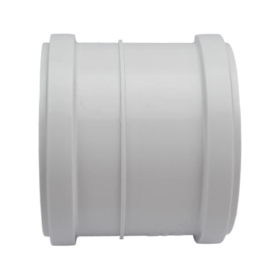 Муфта двухраструбная ПП канализационная бесшумная белая D 110 ПОЛИТЭК (90)