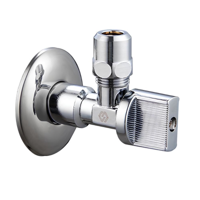 Кран шаровой угловой для подключения сантехнических приборов MVI 1/2"*M10 (120/5)