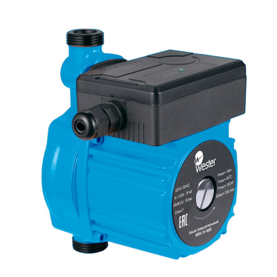 Насос повышения давления Wester WPA 15-180E (с гайками)