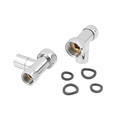 Пара вентилей для п/с прямой ручка-колп. 3/4"x1" г/г (10)