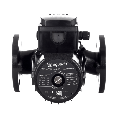 Насос фланц. циркуляционный Aquario AC(T) 22-6-65F (880 Вт., 580 л/мин., 10 м. напор, 380 V)