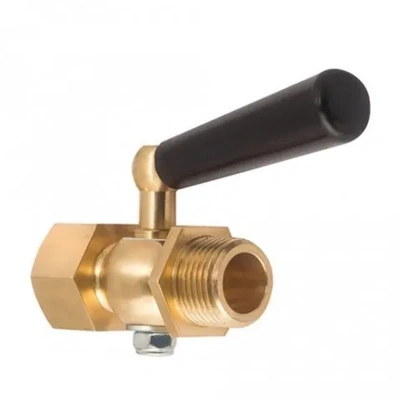 Запорный кран для манометра Росма (1/2"-1/2", внутр./нар. резьба)