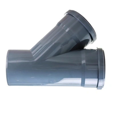 Тройник ПП канализационный D-110/110 (45 град.) ПОЛИТЭК (25)