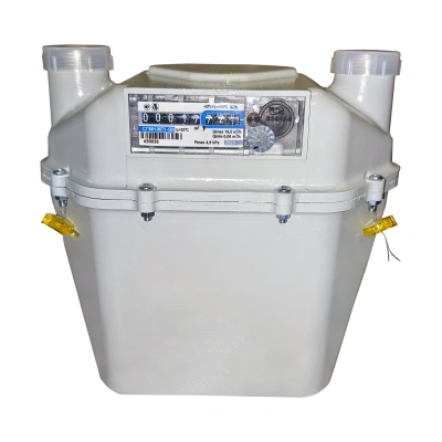 Счетчик газа NOVOGAS СГМН-МТ-G 6 межосевое 250 мм, левый, термокорр. 1 1/4" (СЛЕВА НАПРАВО) (Р-О)