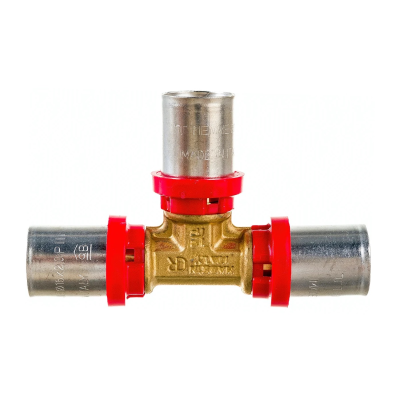  Тройник прессовый Tiemme 16х16х16 (Р-О)