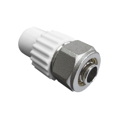 Ниппель PPR комбин. для соединения PPR-PE труб 20х16 Valfex (200/50)