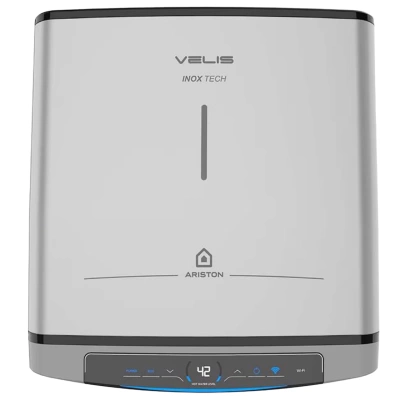 Водонагреватель электрический Ariston ABSE VLS LUX PW WIFI  30 (1,5+1 кВт, 2 ТЭНа, плоский)