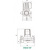 Насос фланц. циркуляционный PUMPMAN GRS 40/10F 250 мм (550 Вт., 300 л/мин., 10 м. напор, 380 V)